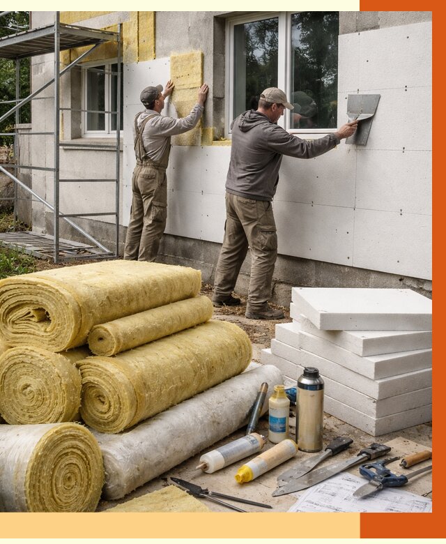 Утепление домов в Минеральных Водах под ключ от 4350 руб/м2 | Профессионально — ТепломастерМнр