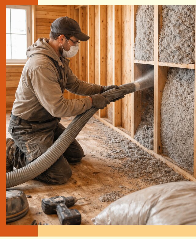 Утепление дачного дома эковатой в Минеральных Водах — быстро и надёжно