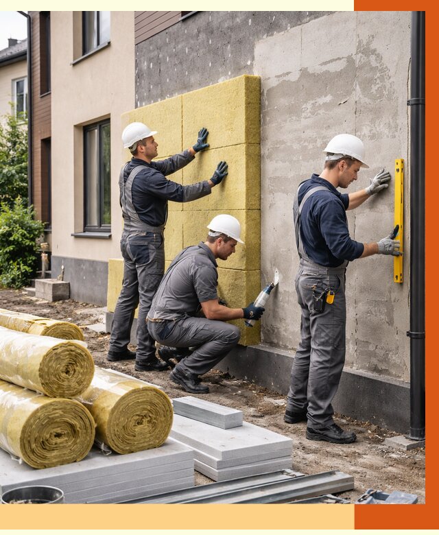 Утепление таунхауса в Минеральных Водах от 7458 руб/м2 — комплекс под ключ | ТепломастерМнр