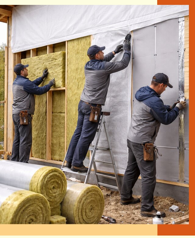 Утепление каркасного дома в Минеральных Водах от 4350 руб./м2 — профессионально | ТепломастерМнр