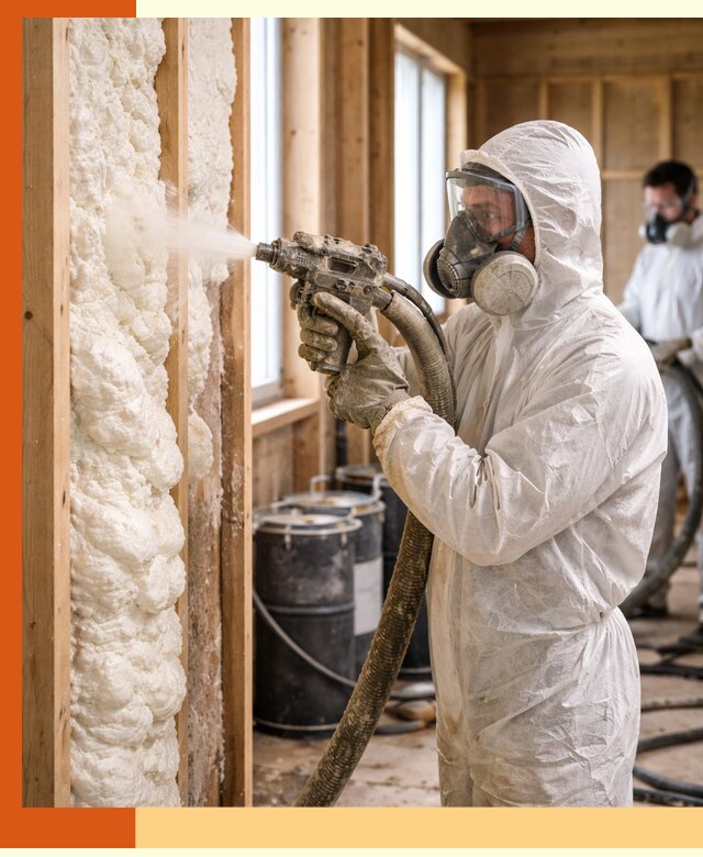 Утепление каркасного дома пенополиуретаном в Минеральных Водах
