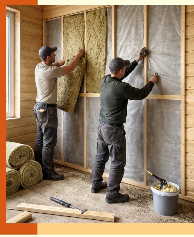 Утепление дома из минибруса в Минеральных Водах: комплексные теплоизоляционные работы