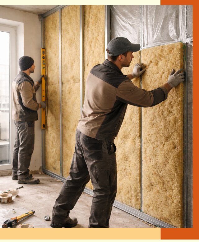 Утепление квартиры изнутри в Минеральных Водах от 4506 руб. за м2 | Проф. работы ТепломастерМнр