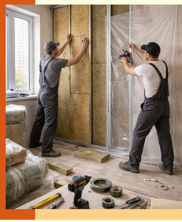 Утепление квартиры изнутри профессионально в Минеральных Водах