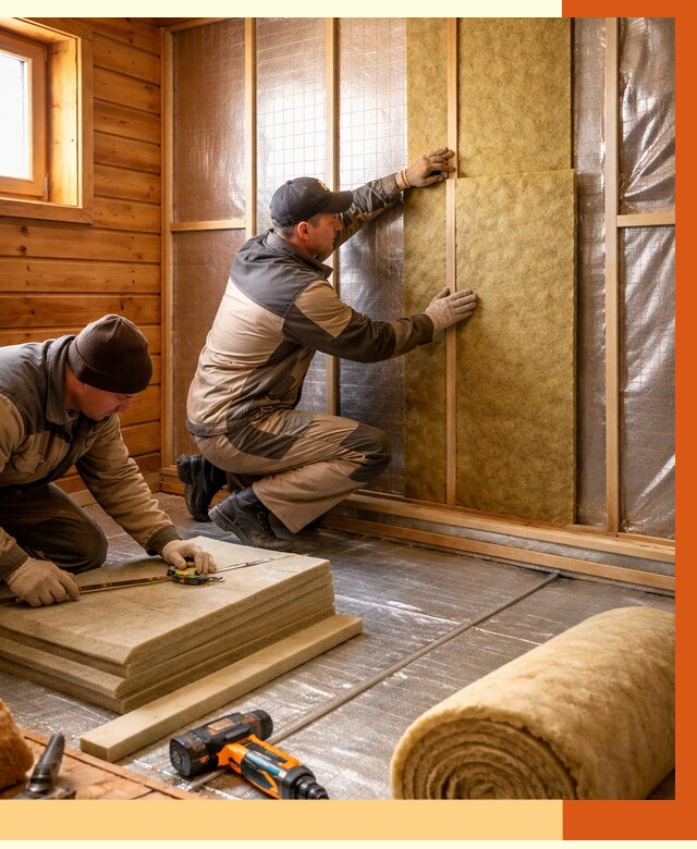 Утепление бани изнутри в Минеральных Водах под ключ от 4350 руб./м² | ТепломастерМнр