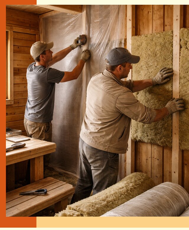 Утепление бани изнутри в Минеральных Водах качественно и недорого