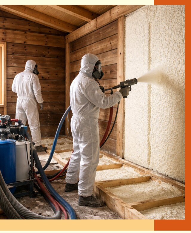 Утепление бани ппу в Минеральных Водах под ключ от 4350 руб./м2 | ТепломастерМнр - напыление и монтаж ппу