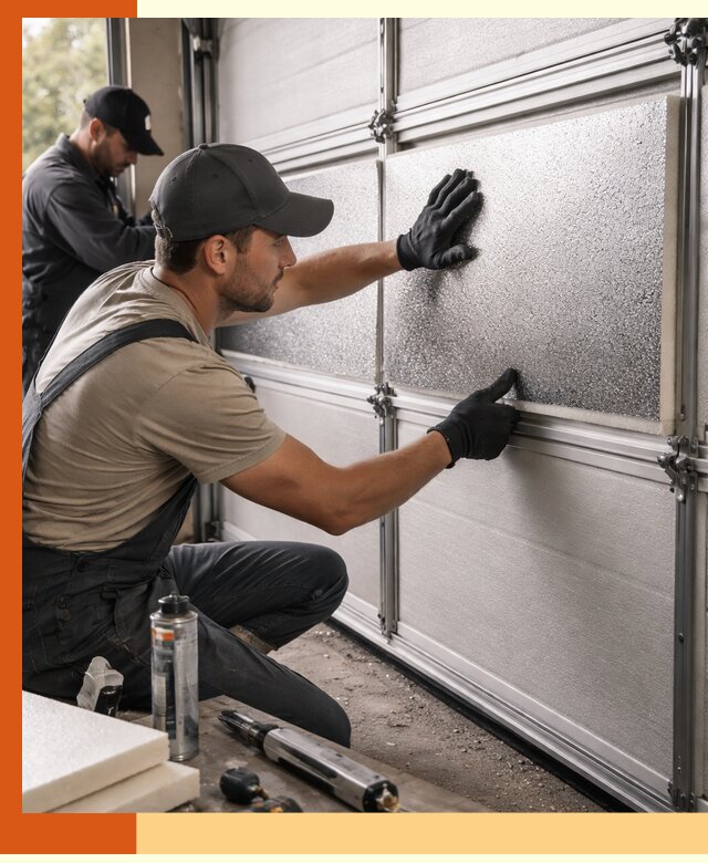 Утепление гаражных ворот в Минеральных Водах качественно и надежно