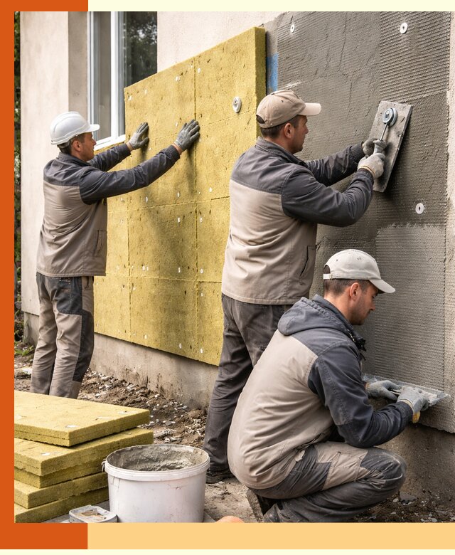 Утепление фасада под штукатурку в Минеральных Водах — энергоэффективная технология