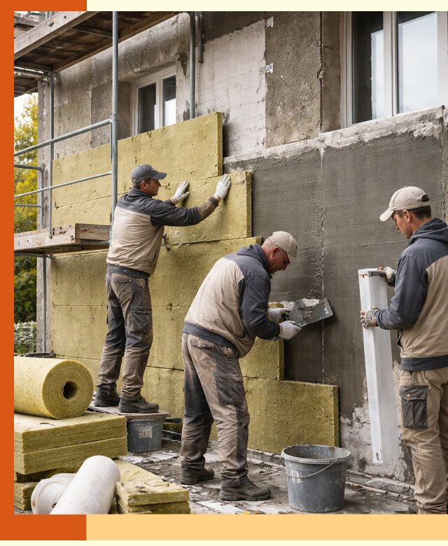 Утепление фасада зданий и домов в Минеральных Водах