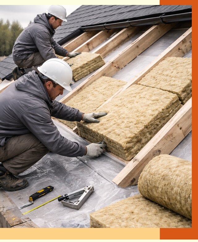 Утепление крыши в Минеральных Водах от 1916 руб./м2 — комплексное утепление кровли | ТепломастерМнр