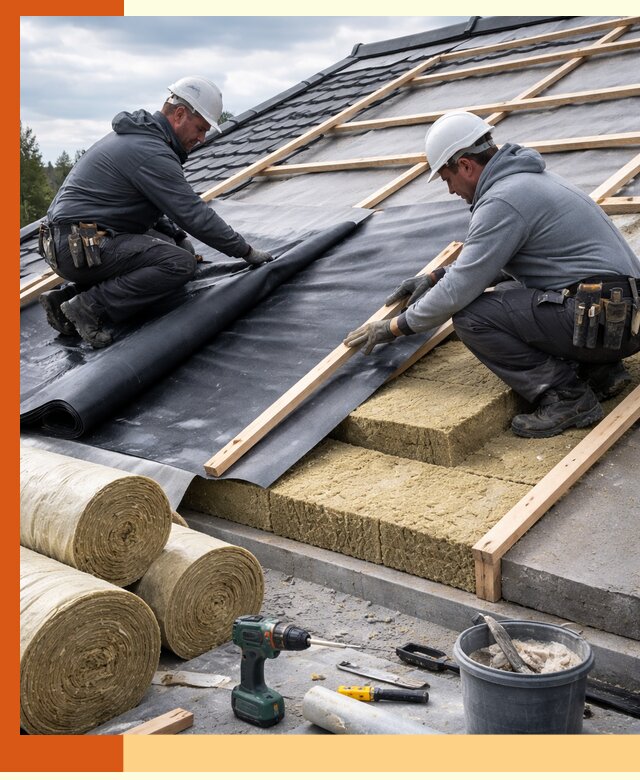 Утепление крыши снаружи в Минеральных Водах: профессиональная теплоизоляция