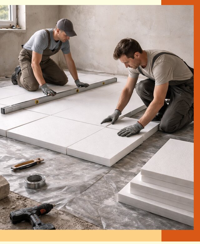 Утепление бетонного пола в Минеральных Водах от 2590 руб/м2 — монтаж и цена | ТепломастерМнр