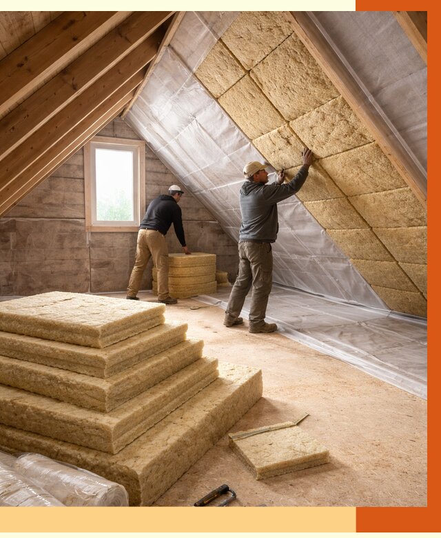 Утепление мансарды в Минеральных Водах от 2590 руб/м2 — комплексно и под ключ | ТепломастерМнр