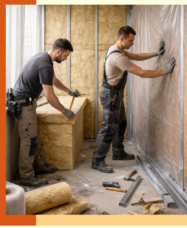 Профессиональное утепление лоджии в Минеральных Водах эффективно и надежно