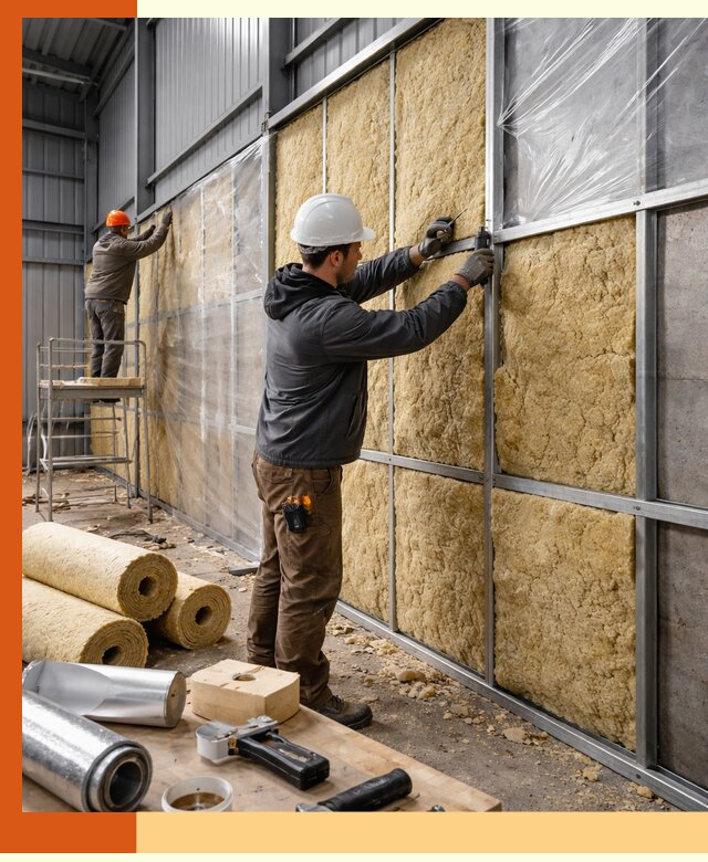 Утепление ангара в Минеральных Водах — профессиональная теплоизоляция помещений