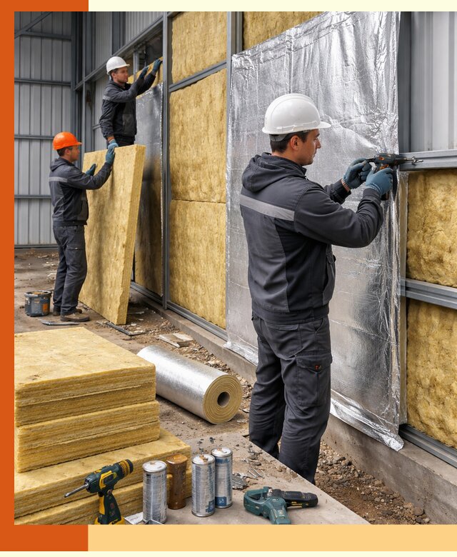 Утепление металлического ангара профессионально в Минеральных Водах