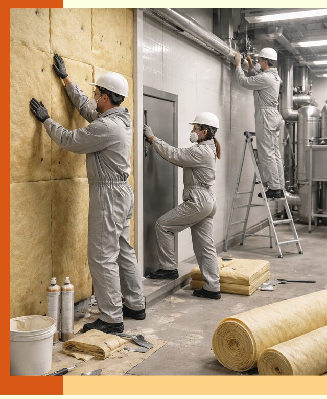 Утепление пищевого цеха под ключ в Минеральных Водах