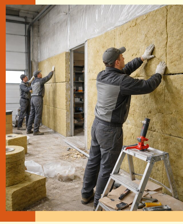 Утепление автосервиса и мастерских в Минеральных Водах качественно и надёжно