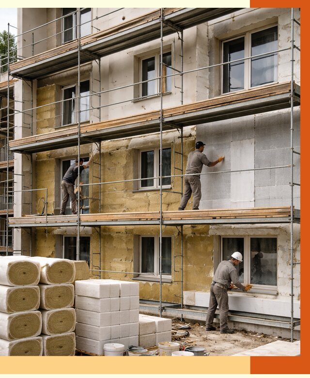 Утепление гостиницы в Минеральных Водах от 7458 руб./м2 — комплексно, ППУ, под ключ | ТепломастерМнр