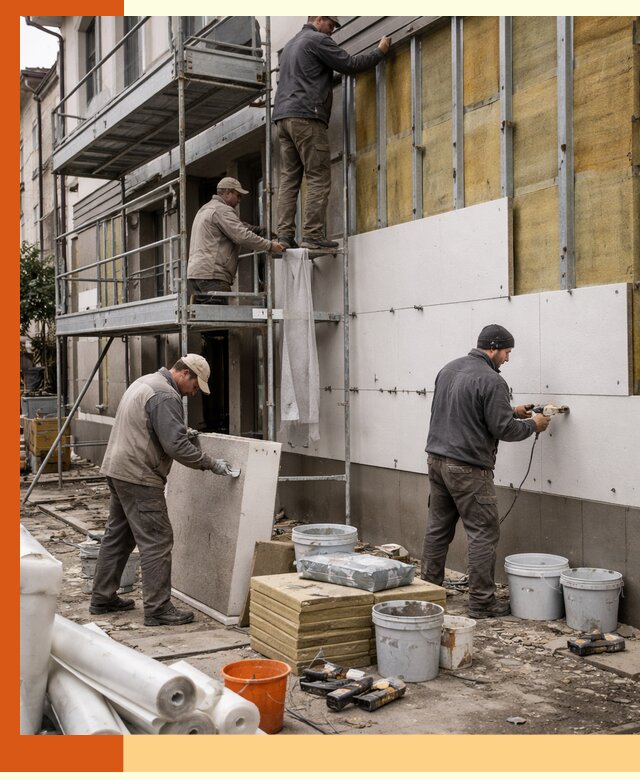 Утепление гостиницы под ключ в Минеральных Водах с гарантией качества