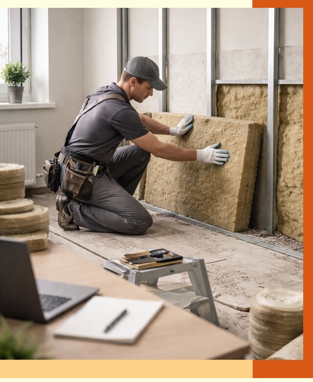 Утепление офиса в Минеральных Водах от 4661 руб/м2 — комплексное утепление офиса под ключ | ТепломастерМнр