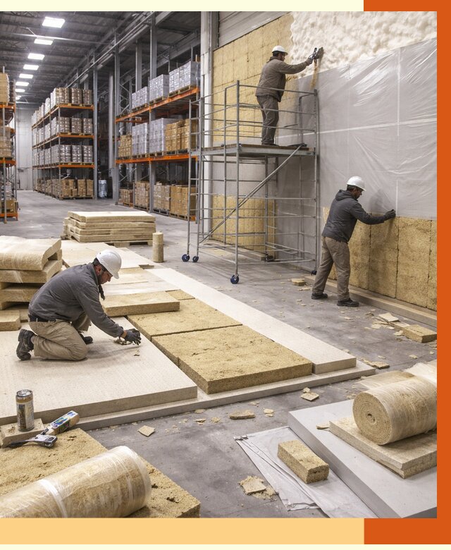 Утепление складского терминала в Минеральных Водах от 7769 руб./м² под ключ | ТепломастерМнр