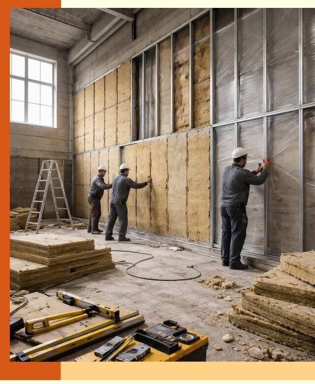 Утепление спортивного зала в Минеральных Водах качественно и недорого