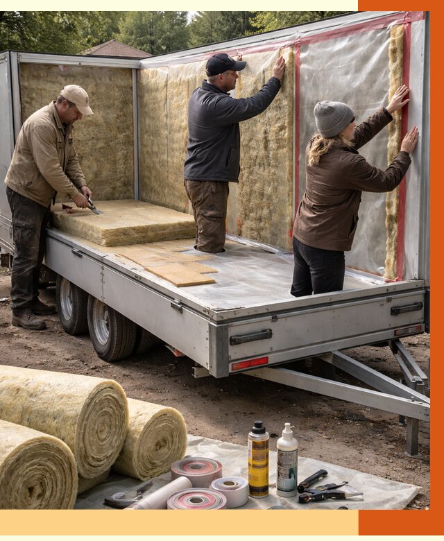 Утепление прицепа в Минеральных Водах под ключ от 12948 руб. — комплекс от ТепломастерМнр