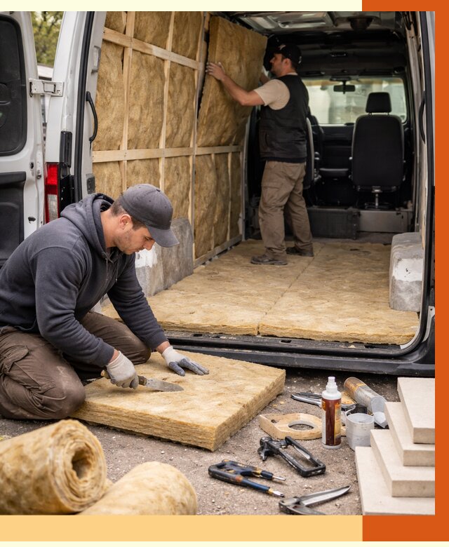 Утепление кемпера в Минеральных Водах под ключ от 12430 руб. — профессионально | ТепломастерМнр