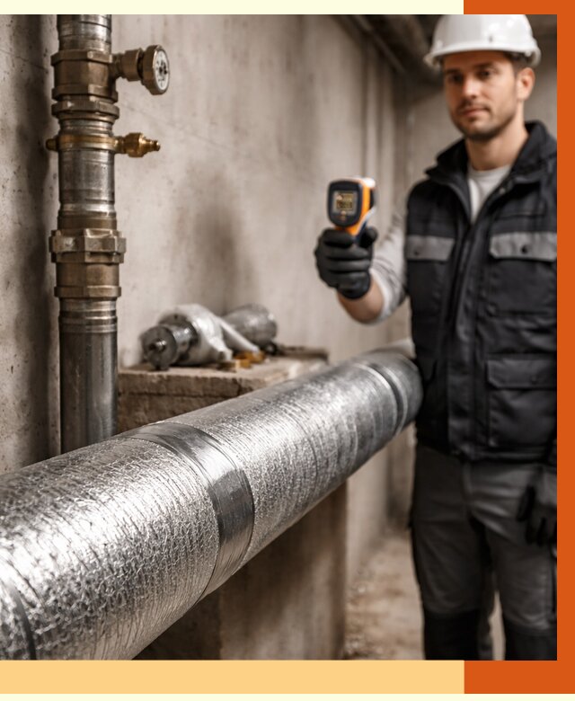 Утепление труб водоснабжения в Минеральных Водах от 8804 руб. за м² — услуги ТепломастерМнр