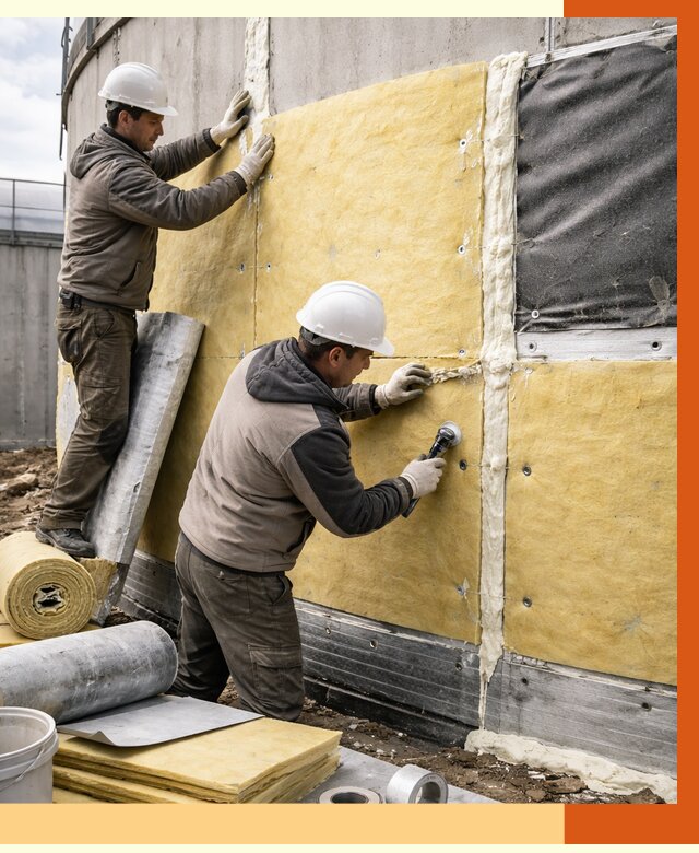 Утепление резервуара в Минеральных Водах от 28485 руб/м2 — монтаж ППУ и комплекс под ключ | ТепломастерМнр