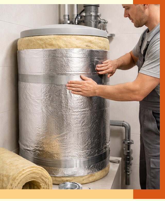 Утепление бойлера в Минеральных Водах от 4661 руб. под ключ | Утепление ППУ | ТепломастерМнр