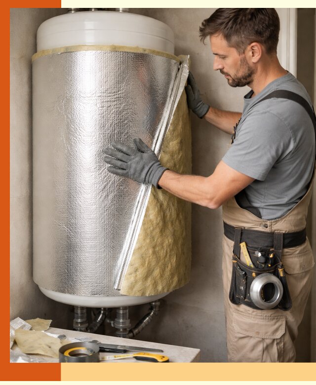 Утепление бойлера в Минеральных Водах для снижения теплопотерь и экономии энергии