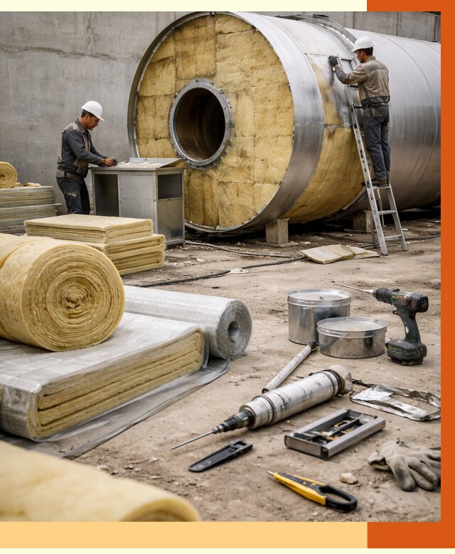 Утепление резервуара с топливом в Минеральных Водах от 28485 руб. под ключ | ТепломастерМнр