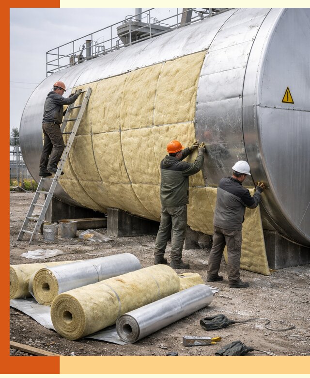Утепление резервуаров с топливом в Минеральных Водах надежно и экономично