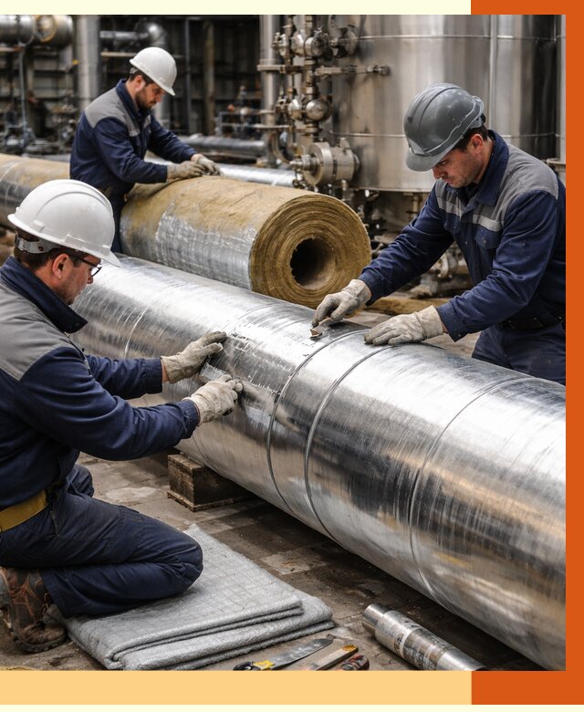 Утепление технологического оборудования в Минеральных Водах от 4350 руб. за м2 | ТепломастерМнр