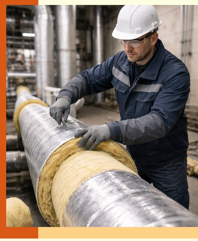 Утепление технологического оборудования и заводских установок в Минеральных Водах