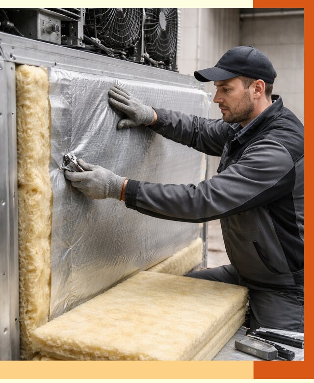 Утепление холодильного агрегата в Минеральных Водах от 8804 руб. под ключ | ТепломастерМнр