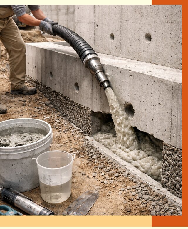 Заполнение полостей фундамента в Минеральных Водах от 7043 руб. под ключ | ТепломастерМнр