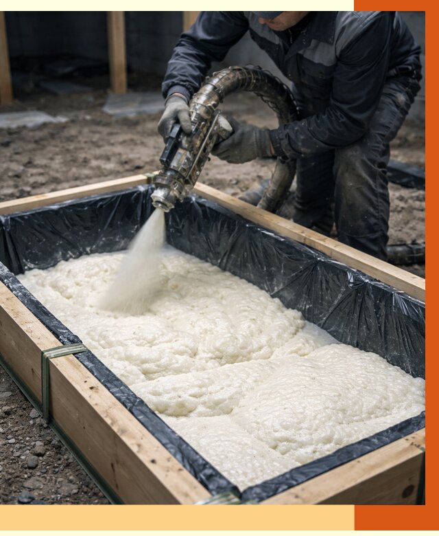 Заливка ППУ в формы в Минеральных Водах от 2590 руб. — утепление форм под ключ | ТепломастерМнр