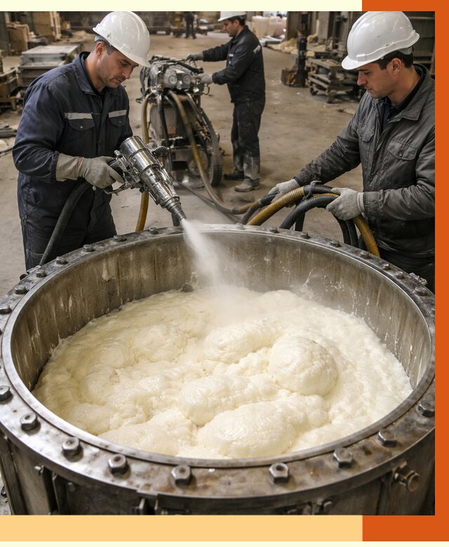 Заливка ППУ в емкости в Минеральных Водах от 7510 руб. — утепление емкости под ключ | ТепломастерМнр