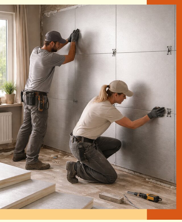 Утепление PIR панелями в Минеральных Водах от 4350 руб. под ключ | ТепломастерМнр