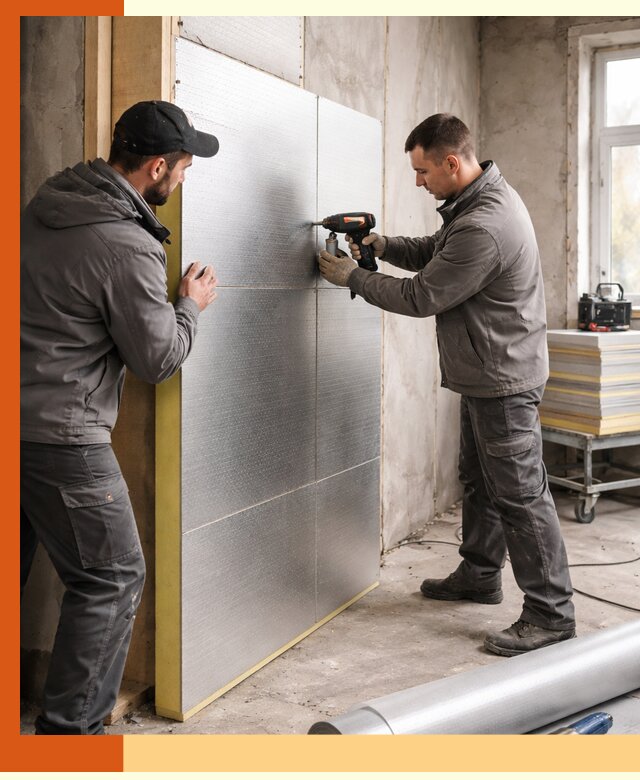 Утепление PIR панелями домов и зданий в Минеральных Водах