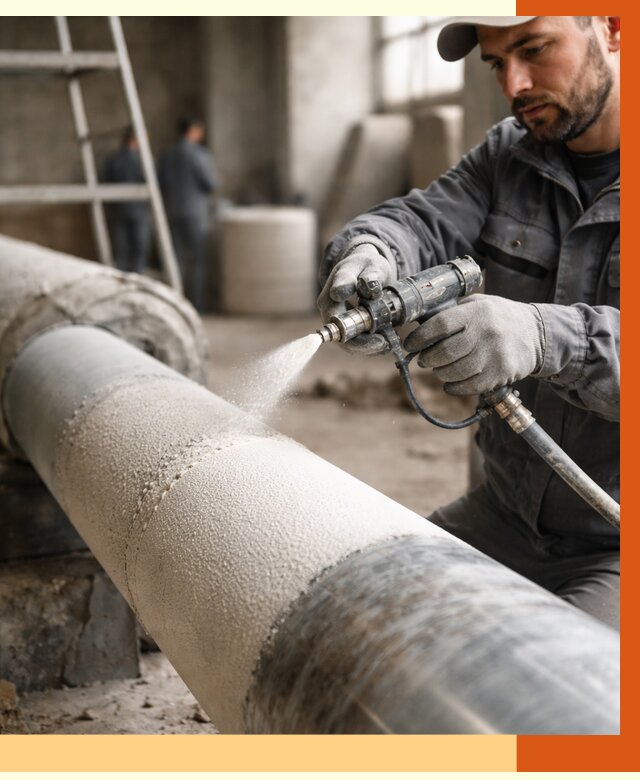 Утепление труб жидкой теплоизоляцией в Минеральных Водах от 7769 руб. под ключ | ТепломастерМнр