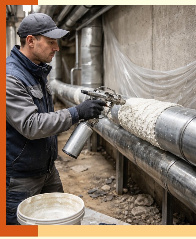 Утепление труб жидкой теплоизоляцией в Минеральных Водах