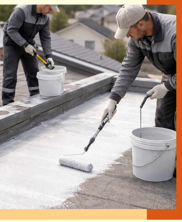 Утепление кровли жидкой теплоизоляцией в Минеральных Водах от 2227 руб./м2 | ТепломастерМнр