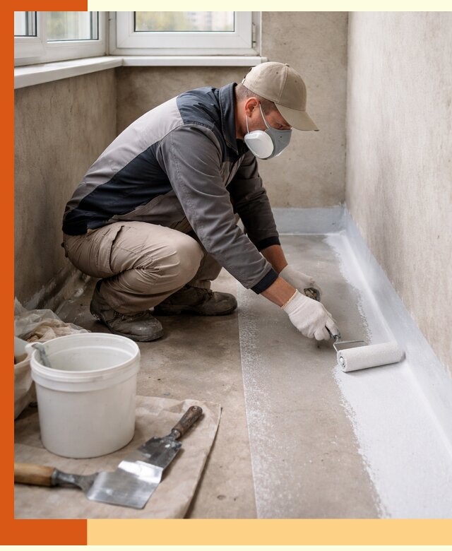 Утепление балкона жидкой теплоизоляцией в Минеральных Водах