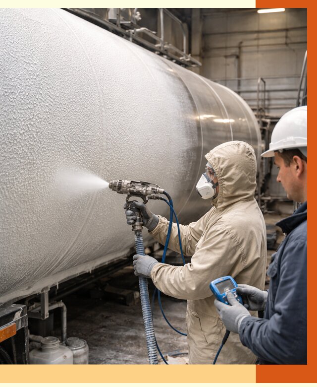 Утепление автоцистерны жидкой теплоизоляцией в Минеральных Водах от 15019 руб. под ключ | ТепломастерМнр