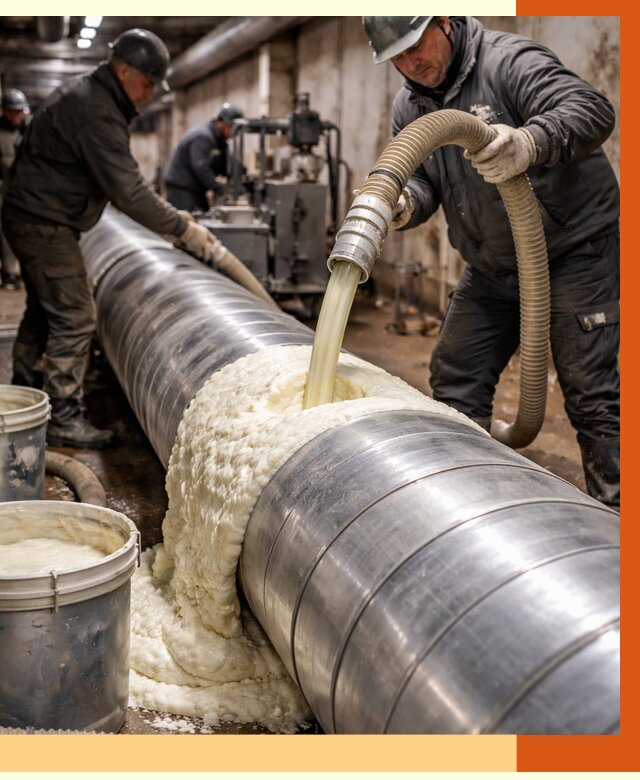 Утепление теплотрассы жидкой теплоизоляцией в Минеральных Водах от 4350 руб. | ТепломастерМнр